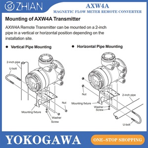 ตัวแปลงรีโมท AXW4A ADMAG TI Series สำหรับเครื่องวัดอัตราการไหลของน้ำและน้ำเสียแบบ HART - Product Image 6