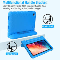 Étui HGD pour enfants compatible avec TCL Tab 8 LE (9137w)/Tab 8 WiFi (9132x) 2023, léger, adapté aux enfants, antichoc, avec poignée et béquille