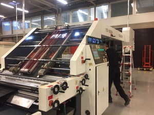 <span class=keywords><strong>Machine</strong></span> de laminage de flûtes à grande vitesse avec empileur à bascule - Product Image 6