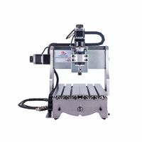 LY Mini CNC Machine à graver le bois 3020 500W PCB Metal Milling and Drilling Machine 3axis 4axis
