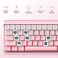 Clavier de jeu magnétique Mchose Ace 68 Air 65% à effet Hall, actionnement réglable, déclenchement rapide, RGB 8000Hz, filaire, Hot-Swap