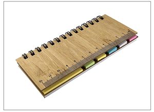 Cuaderno con Logotipo Personalizado, Bloc de Notas Ecológico con Regla para la Escuela, Oficina, Hotel - Product Image 5