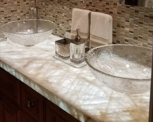 Brazil Trắng tảng băng trôi quartzit pha lê mờ đá trắng tinh khiết - Product Image 2