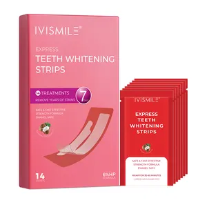 IVISMILE Quick effect in 7 days organic Fresh Gentle 6%HP Teeth Whitening Strips