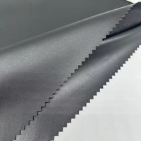 Tissu synthétique écologique sans PFAS, cuir PU, polyester, élasthanne, cuir synthétique imperméable, emballage en rouleau pour tissu de veste