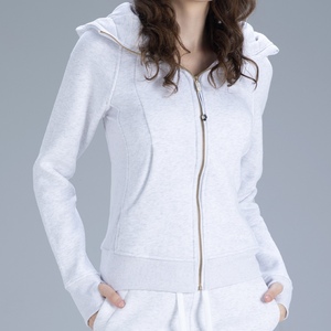 女式运动衫批发拉链外套女式高品质运动服女式上衣衬衫长袖外套 - Product Image 3