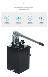 Pompe manuelle à simple effet avec réservoir <span class=keywords><strong>hydraulique</strong></span> standard en acier ou en aluminium, vérin de la série PM - Product Image 5