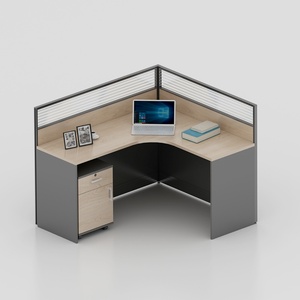 Table de travail de bureau moderne haut de gamme personnalisée, convertible pour 4/6/8/10 personnes, avec tiroirs, nouveau design, bureau informatique - Product Image 4