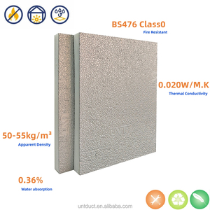 Pannello per condotti preisolati PIR Classe 0 BS476 10-40mm in schiuma poliisocianurata con foglio di alluminio, condotto PID per costruzioni commerciali - Product Image 6