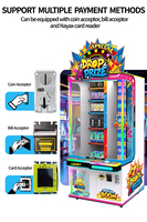 Mini borne d'arcade à monnayeur pour enfants, idéale pour centres commerciaux et lieux de divertissement familial