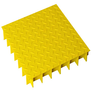 Haoyang Fiberglass Grating Cover 366 Molded For Wastewater Treatment Plant Walkway Stair Treads Custom Made - Product Image 2