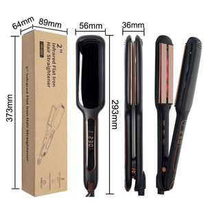 Plancha alisadora de pelo, plancha plana personalizada, salón profesional potente <span class=keywords><strong>para</strong></span> plancha de pelo rápida, barata - Product Image 3