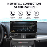Navigateur GPS ZWNAV avec écran tactile de 12,3 pouces pour Mazda CX-4 2014-2021 avec CarPlay Android Auto 5G/WiFi Carte mondiale