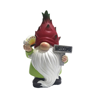 เครื่องประดับเรซิ่นรูปปีศาจผลมังกร ไฟ LED พลังงานแสงอาทิตย์ ตกแต่งสวนกลางแจ้ง กันน้ำ - Product Image 3