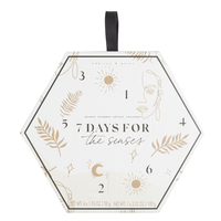 Compte à rebours noël vide maquillage calendrier de l'avent boîte maquillage personnalisé carton papier calendrier de l'avent boîte 7 jours