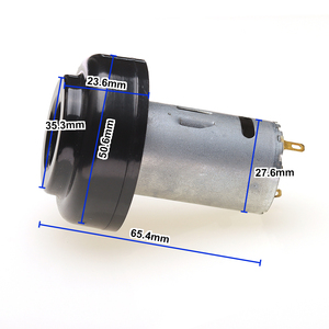 Ventilateur turbine pour aspirateur 395, 7.2V 7.4V 16W DC à balais avec double roulement à billes et impeller en aluminium - Product Image 1