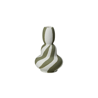 Vase à fleurs en céramique et porcelaine, style nordique moderne, haut, avec ruban, pour décoration de table, personnalisable, OEM/ODM, vente en gros
