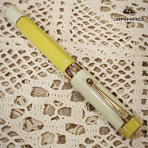 Jinhao abad 100 pena kaligrafi elegan Resin mewah logo OEM, topi putar, pena air mancur ujung F/<span class=keywords><strong>M</strong></span>-Ideal untuk penggunaan kantor sehari-hari - Product Image 3