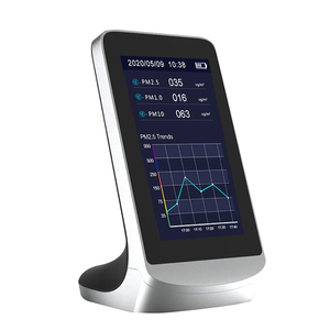 Monitor de Calidad del Aire Interior que Mide PM2.5, PM10 y Químicos (Partículas), Termohigrómetro con Registro y Calibración - Product Image 1