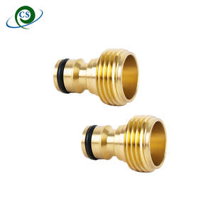 Kit de raccordement rapide pour tuyau d'arrosage en laiton massif de qualité <span class=keywords><strong>industrielle</strong></span> 3/4 pouce, anti-fuite, avec raccords mâle et femelle pour usage agricole et en <span class=keywords><strong>serre</strong></span> - Product Image 4