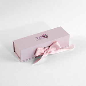 Caja de Embalaje de Lujo para Tarros de Miel, de Cartón, Color Rosa, Elegante, Magnética - Product Image 3