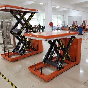 1000kg Heavy-Duty hoàn toàn Powered Pin <span class=keywords><strong>Scissor</strong></span> Lift bảng Bàn xoay thủy lực Lift 4 xoay với sàn khóa push <span class=keywords><strong>button</strong></span> 600 mét - Product Image 3