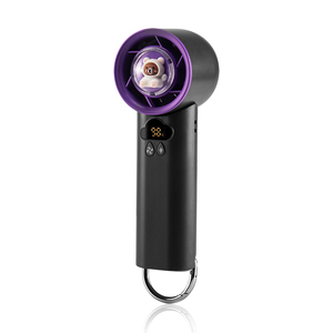 Máy tính để bàn tốc độ cao 3600mAh USB powered <span class=keywords><strong>LED</strong></span> hiển thị Fan cầm tay 100 bánh <span class=keywords><strong>Mini</strong></span> Fan bảng leo núi khóa cho quạt ngoài trời - Product Image 4