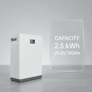 แบตเตอรี่สำรองไฟบ้านแบบ All-in-One 51.2V สำหรับ OEM/Private Label  แบบต่อพ่วงได้ ความจุ 5kWh 10kWh 15kWh พร้อมหน้าจอ LCD ระบบจัดการแบตเตอรี่ (BMS) รองรับ CAN, RS485  20 ภาษา รวมถึงภาษาอาหรับ รุ่น NEHC000 - Product Image 1