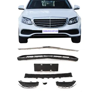 Front Bumper Tow Hook Cover Bumper Strip Grille Car Accessories For Benz E Class W213 2016+ 2138850300 2138850174 2138850274 213