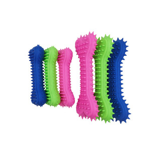 Nuevo Juguete Masticable Resistente para Perros, Juguete de Cepillo de Dientes de TPR Duradero e Indestructible - Product Image 2
