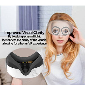 Bon prix accessoires Silicone bloqueurs de lumière protecteurs de lentille anneau anti-rayures pour <span class=keywords><strong>Oculus</strong></span> <span class=keywords><strong>Quest</strong></span> 3S - Product Image 5