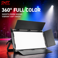 Panneau lumineux LED RGBW 150W, 480 LED, CRI95, DMX512, faisceau de 120 degrés, gradation 4/8 canaux pour studio de télévision et diffusion