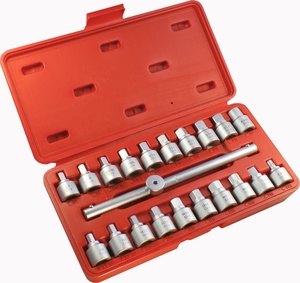 Chất lượng hàng đầu công cụ tự động dầu cống cắm Key Set 21 cái/bộ sump cắm ổ cắm Key -1/2" - Product Image 5