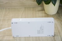 Produk baru EU pelindung gelombang Strip daya USB 10 lubang Outlet Grounded extender1.5 M 4 USB 10 Outlet adaptor steker