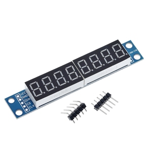 TZT MAX7219 CWG 8-Digit <strong>Digital</strong> Tube <strong>Display</strong> Control Module Red Three IO for <strong>Arduino</strong> - Product Image 1