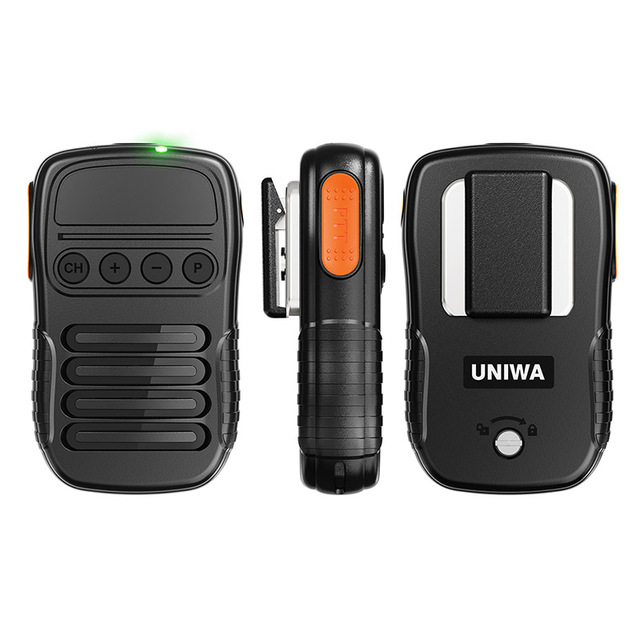 UNIWA BM008 Portable Audio Player's Handheld Wireless USB Microphone Omni-Directional Plastic with PTT Button