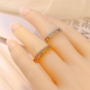 Anello Aperto Regolabile a Forma di Cuore, Anello Moderno da Donna - Product Image 2