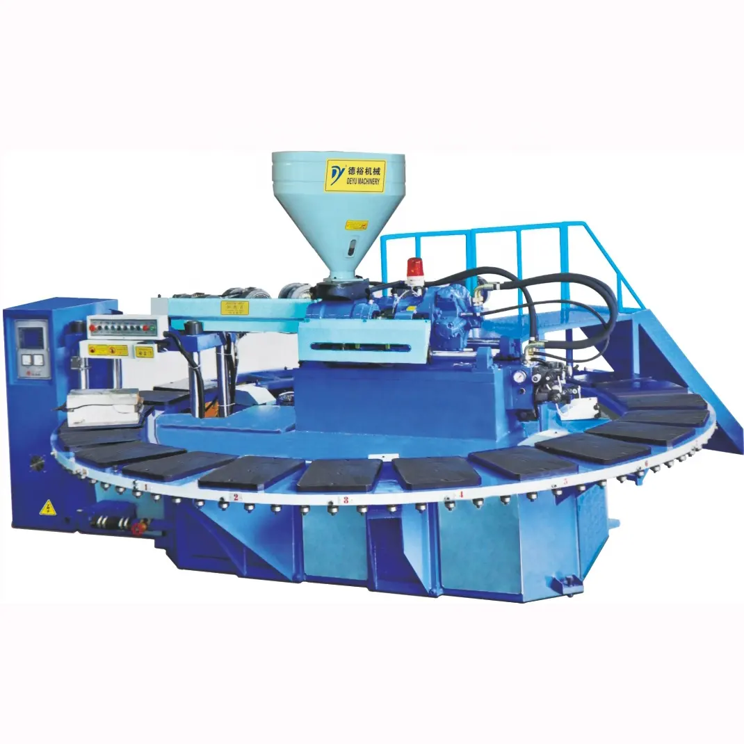 Full automatic pvc air blowing slipper machine