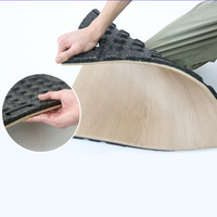 Geruchsneutrale Gummi-Bodenplatten mit Holzmaserung-Design PVC-Fitnessmatten für Training und Fitness