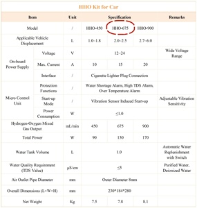 <span class=keywords><strong>Kit</strong></span> de pile à combustible à <span class=keywords><strong>hydrogène</strong></span> avancé de 675 ml pour <span class=keywords><strong>voiture</strong></span>, <span class=keywords><strong>kit</strong></span> HHO pour <span class=keywords><strong>voiture</strong></span>, générateur d'<span class=keywords><strong>hydrogène</strong></span> pour améliorer les performances du moteur et réduire les émissions - Product Image 5
