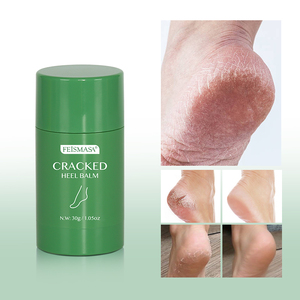Chaussettes et masque pour pédicure, baume pour talons fendillés, collagène, acide hyaluronique, crème exfoliante pour le soin de la peau - Product Image 2