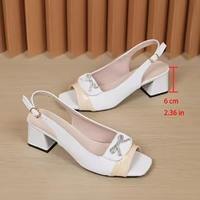 Nouvelle Tendance Mode 2026 – Chaussures de Soirée et de Mariage pour Femme, Sexy, à Bout Ouvert, avec Bride Cheville, Talon Moyen Épais, Idéales pour l'Extérieur
