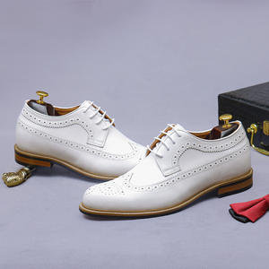 Chaussures habillées décontractées pour hommes, en cuir véritable, sur mesure, confortables et tendance, idéales pour les loisirs. - Product Image 2