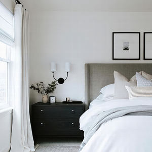 RH Transitional Lawson convertibile ripiegabile in tessuto imbottito <span class=keywords><strong>letto</strong></span> <span class=keywords><strong>testata</strong></span> alta King doppio formato <span class=keywords><strong>legno</strong></span> di Mango - Product Image 2