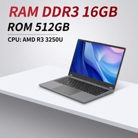 Ordinateur portable 15,6 pouces flambant neuf, fonction pliable à 360 degrés, SSD 512 Go, écran IPS Full HD, clavier anglais, Windows 11 Home, AMD Ryzen 3