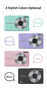 <span class=keywords><strong>Appareil</strong></span> <span class=keywords><strong>photo</strong></span> numérique HD 2026 avec écran 2,4 pouces 1080P, rechargeable, zoom 16x, compact, idéal pour enfant, adulte, cadeau, débutant en photographie - Product Image 6