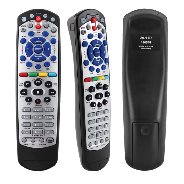 Use for Dish 20.1 Remote Control Work for Dish Network 20.1 - New Replacement IR Remote Use for Satellite Receiver TV1 DVD AUX