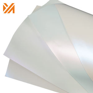 Film d'emballage de voiture irisé blanc anti-rayures à violet mat caméléon vinyle Wrap blanc - Product Image 3