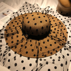 Wholesale <strong>Japan</strong> Korean Big Breathable Beach <strong>Straw</strong> <strong>Hats</strong> Summer Women Panama Ladies Wide Brim <strong>Straw</strong> <strong>Hats</strong> - Product Image 2