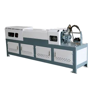hydraulic square bar straightener and cutter metal bar shearing and straightening machine